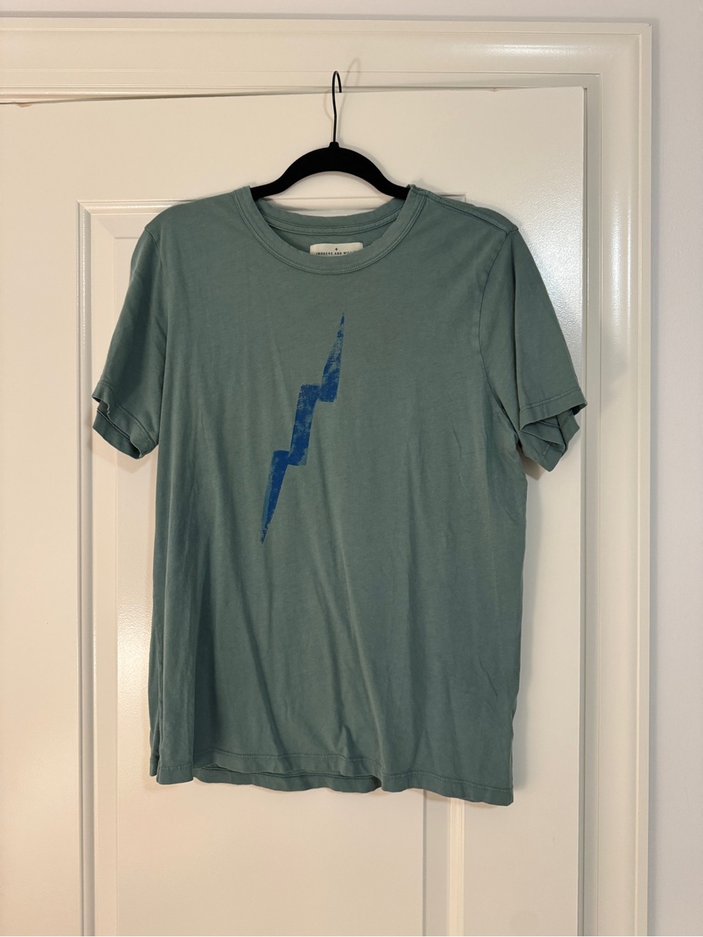 imogene + willie the “bolt” green tee unisex